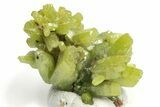 Apple-Green Pyromorphite Crystal Cluster - China #179780-1